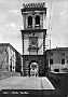 Este, ponte della porta vecchia, con torre dell'orologio, foto anni 50-60 (Corrado Naso)